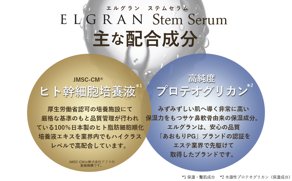 エルグラン ステムセラム 主な配合成分